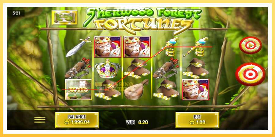 Sherwood Forest Fortunes: ပိုက်ဆံအတွက်ကစား, ပုံ 2