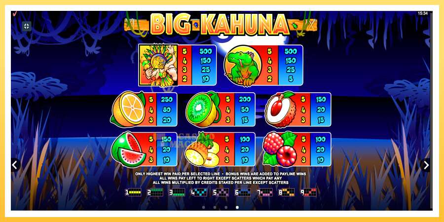 Big Kahuna: ပိုက်ဆံအတွက်ကစား, ပုံ 7