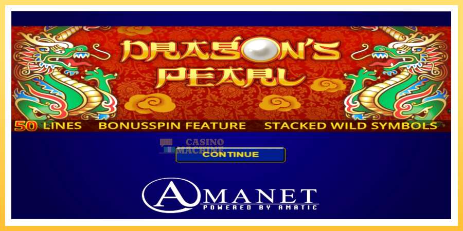 Dragons Pearl: ပိုက်ဆံအတွက်ကစား, ပုံ 1