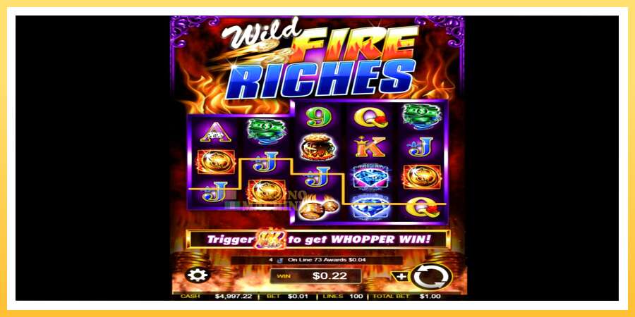 Wild Fire Riches: ပိုက်ဆံအတွက်ကစား, ပုံ 2