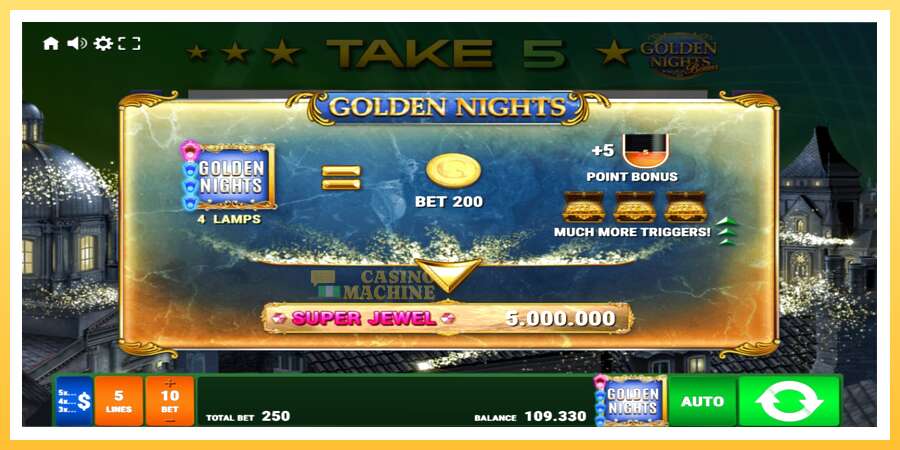 Take 5 Golden Nights: ပိုက်ဆံအတွက်ကစား, ပုံ 6