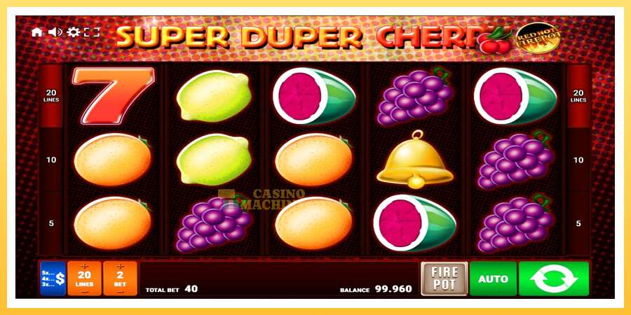 Super Duper Cherry Red Hot Firepot: ပိုက်ဆံအတွက်ကစား, ပုံ 1