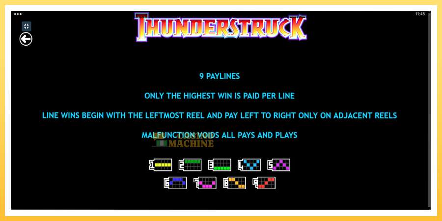 Thunderstruck: ပိုက်ဆံအတွက်ကစား, ပုံ 7