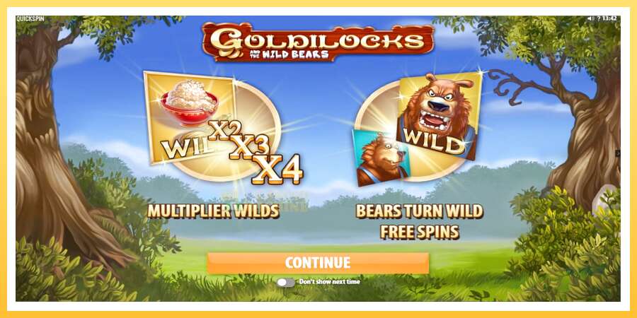 Goldilocks and the Wild Bears: ပိုက်ဆံအတွက်ကစား, ပုံ 1