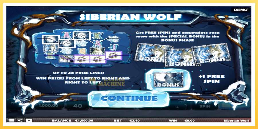 Siberian Wolf: ပိုက်ဆံအတွက်ကစား, ပုံ 1