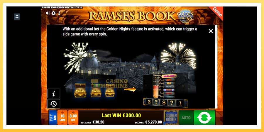 Ramses Book Golden Nights: ပိုက်ဆံအတွက်ကစား, ပုံ 5