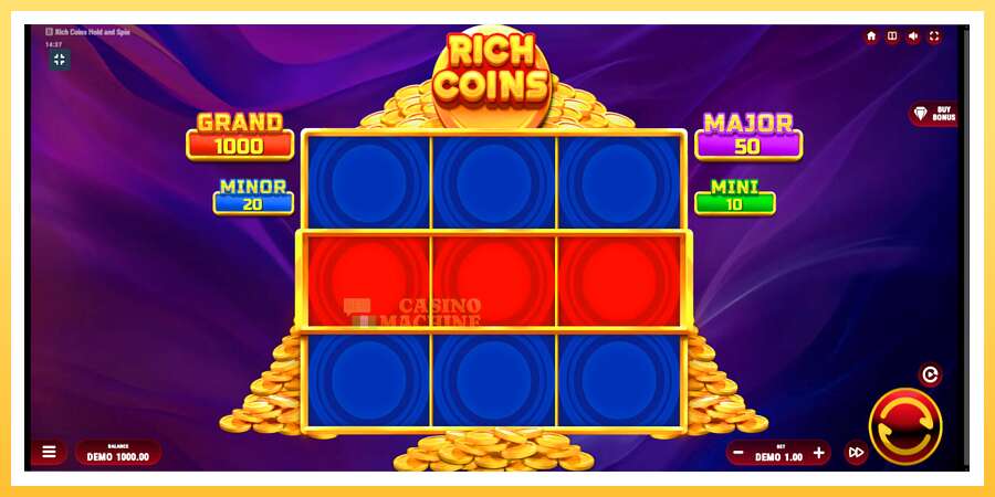 Rich Coins Hold and Spin: ပိုက်ဆံအတွက်ကစား, ပုံ 1