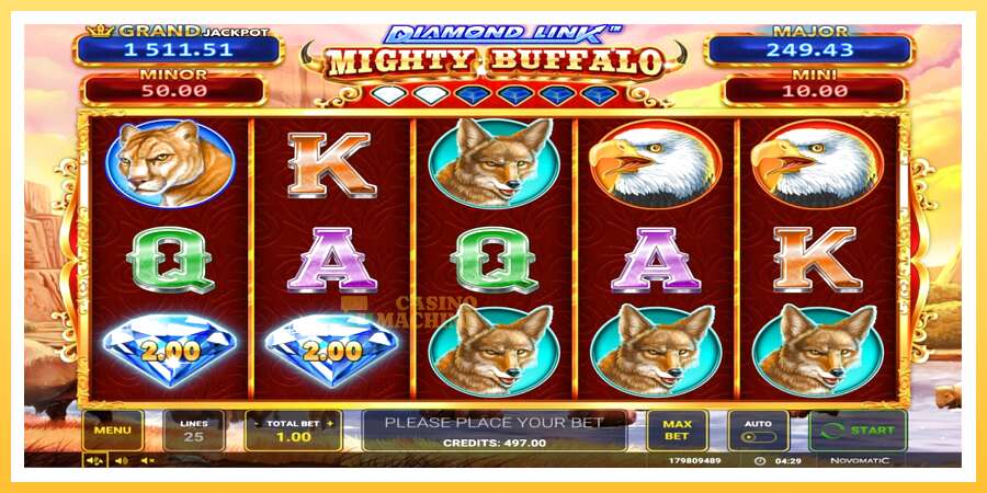 Diamond Link Mighty Buffalo: ပိုက်ဆံအတွက်ကစား, ပုံ 1