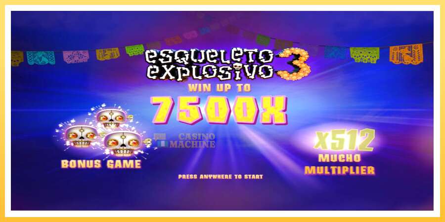 Esqueleto Explosivo 3: ပိုက်ဆံအတွက်ကစား, ပုံ 1