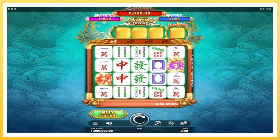 Pong Pong Mahjong Jackpots: ပိုက်ဆံအတွက်ကစား, ပုံ 1