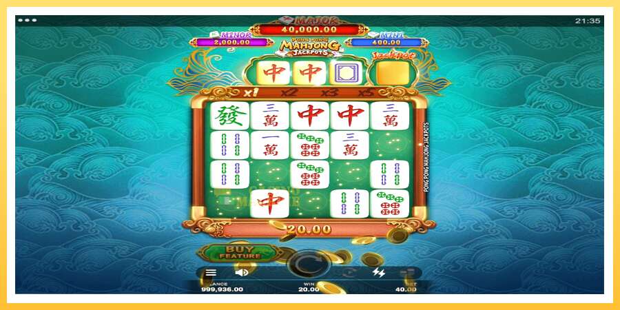 Pong Pong Mahjong Jackpots: ပိုက်ဆံအတွက်ကစား, ပုံ 3