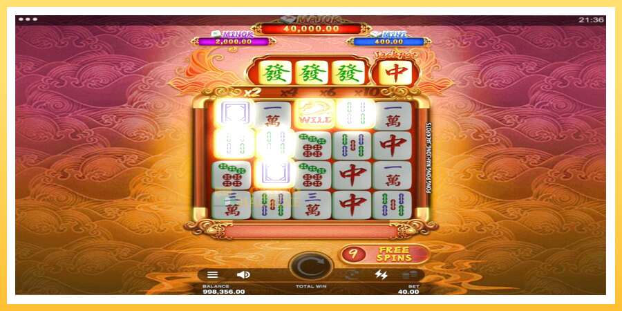 Pong Pong Mahjong Jackpots: ပိုက်ဆံအတွက်ကစား, ပုံ 5