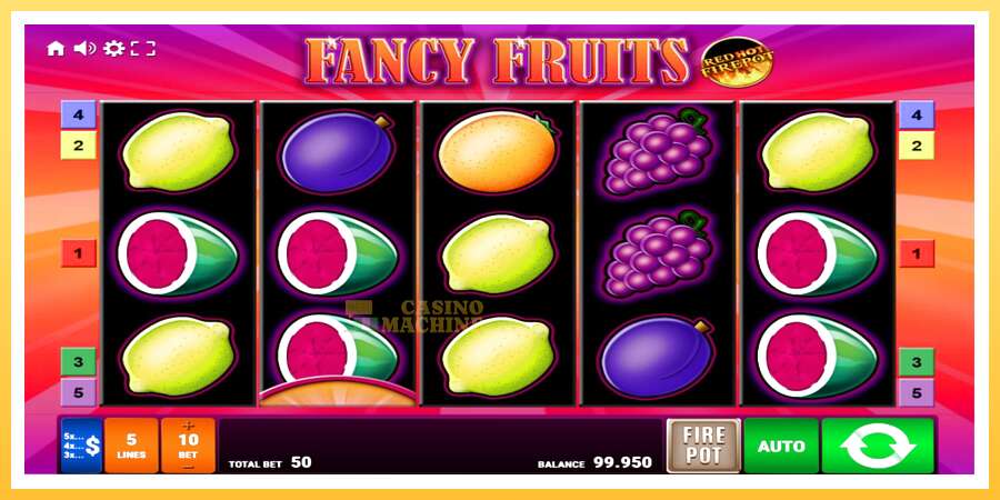 Fancy Fruits Red Hot Firepot: ပိုက်ဆံအတွက်ကစား, ပုံ 1