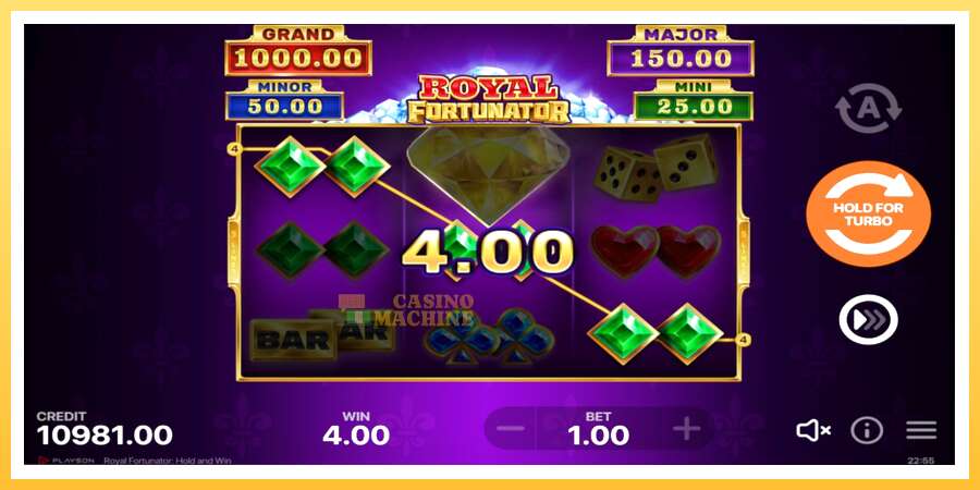 Royal Fortunator: Hold and Win: ပိုက်ဆံအတွက်ကစား, ပုံ 3