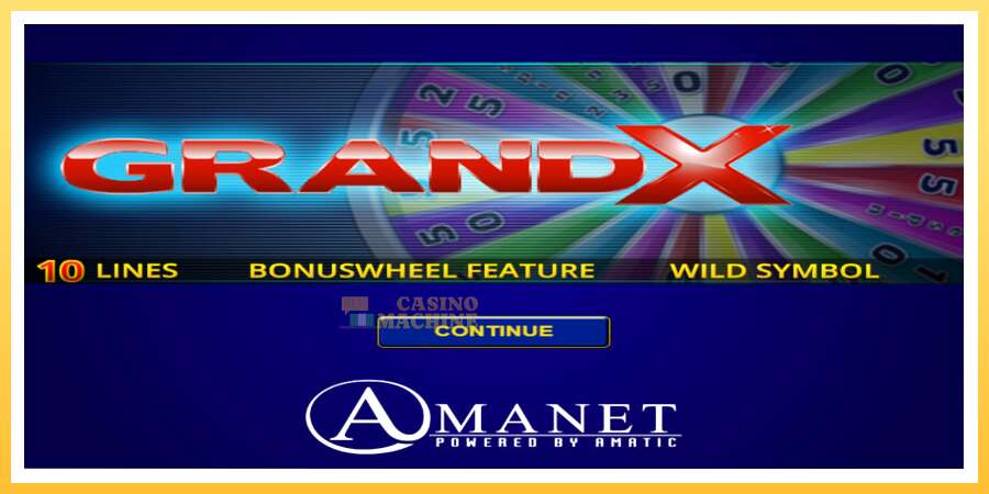 GrandX: ပိုက်ဆံအတွက်ကစား, ပုံ 1