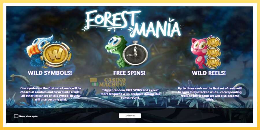 Forest Mania: ပိုက်ဆံအတွက်ကစား, ပုံ 1