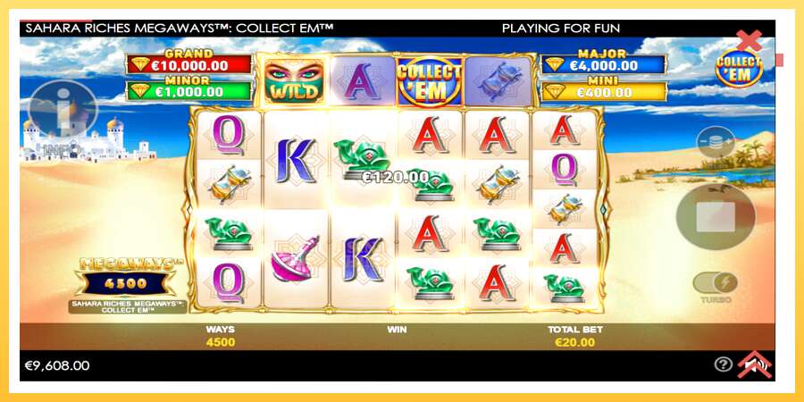 Sahara Riches Megaways Collect Em: ပိုက်ဆံအတွက်ကစား, ပုံ 4