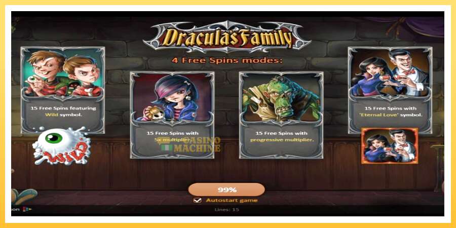 Dracula’s Family: ပိုက်ဆံအတွက်ကစား, ပုံ 1