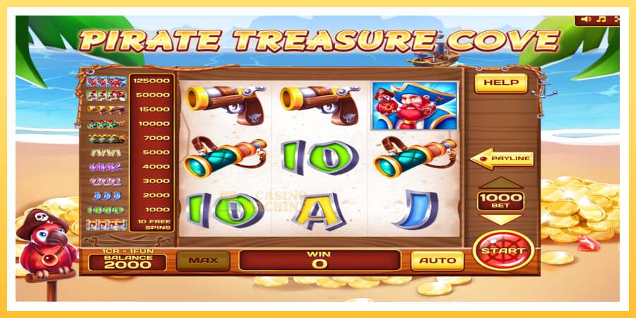 Pirate Treasure Cove 3x3: ပိုက်ဆံအတွက်ကစား, ပုံ 3