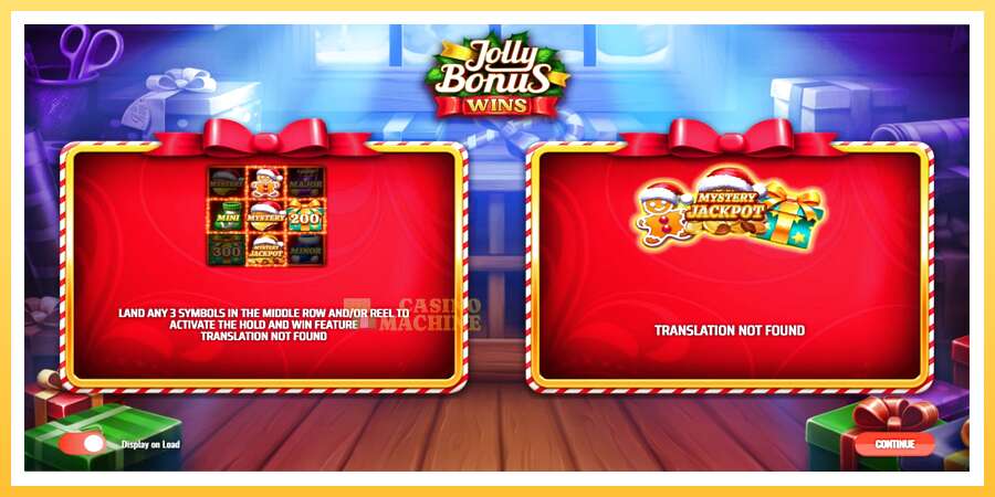 Jolly Bonus Wins: ပိုက်ဆံအတွက်ကစား, ပုံ 1