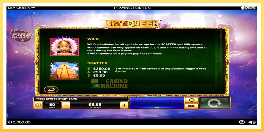 Sky Queen: ပိုက်ဆံအတွက်ကစား, ပုံ 4