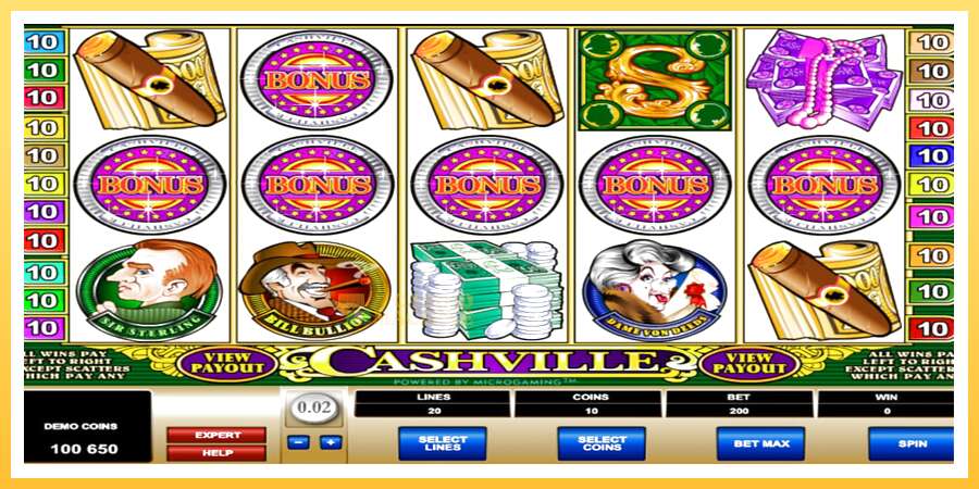 Cashville: ပိုက်ဆံအတွက်ကစား, ပုံ 1