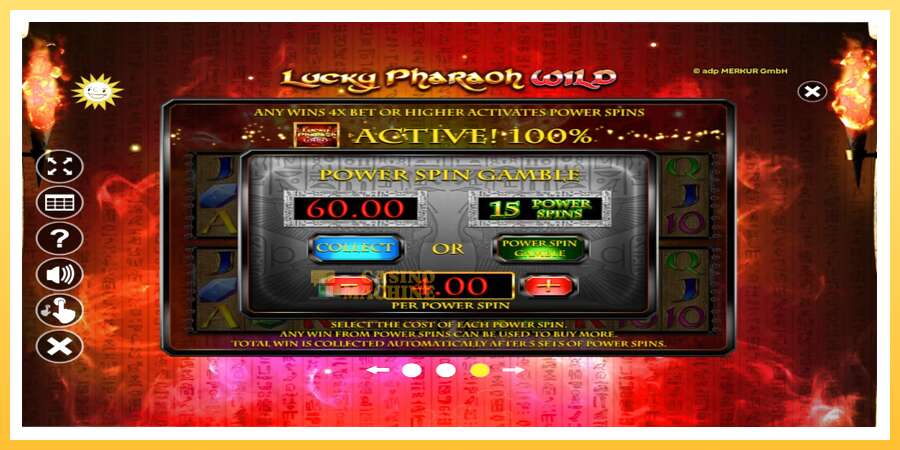 Lucky Pharaoh Wild: ပိုက်ဆံအတွက်ကစား, ပုံ 6