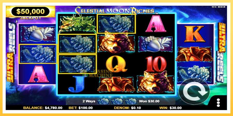 Celestial Moon Riches: ပိုက်ဆံအတွက်ကစား, ပုံ 4