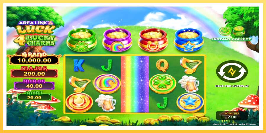 Area Link Luck 4 Lucky Charms: ပိုက်ဆံအတွက်ကစား, ပုံ 2