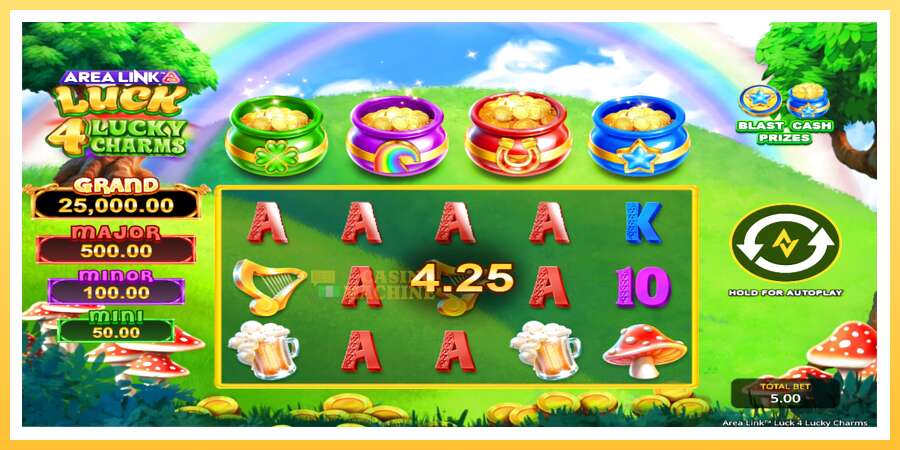 Area Link Luck 4 Lucky Charms: ပိုက်ဆံအတွက်ကစား, ပုံ 3