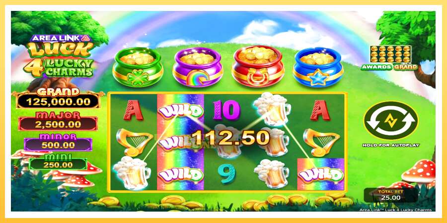 Area Link Luck 4 Lucky Charms: ပိုက်ဆံအတွက်ကစား, ပုံ 4