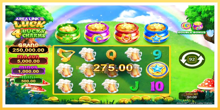 Area Link Luck 4 Lucky Charms: ပိုက်ဆံအတွက်ကစား, ပုံ 5