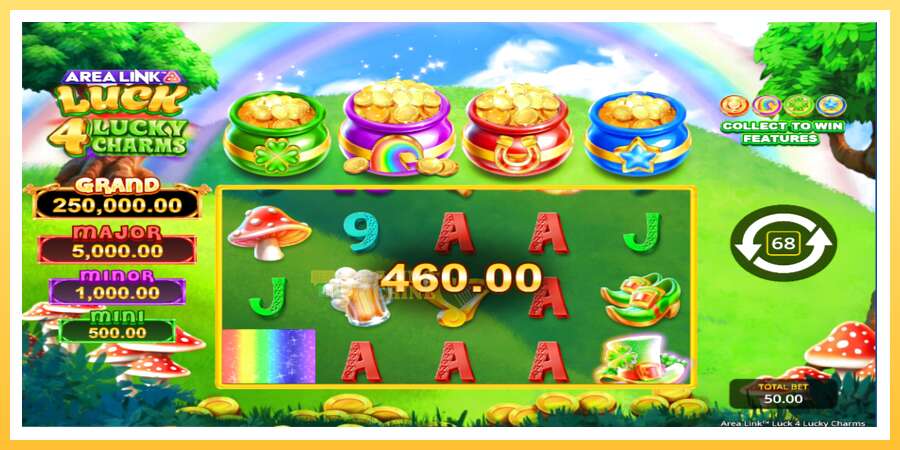 Area Link Luck 4 Lucky Charms: ပိုက်ဆံအတွက်ကစား, ပုံ 6