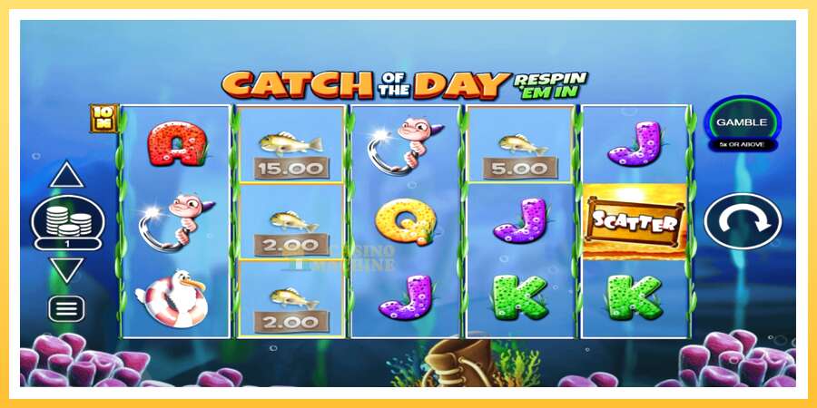 Catch of the Day Respin Em In: ပိုက်ဆံအတွက်ကစား, ပုံ 1