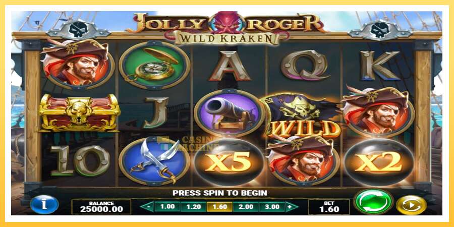 Jolly Roger Wild Kraken: ပိုက်ဆံအတွက်ကစား, ပုံ 1