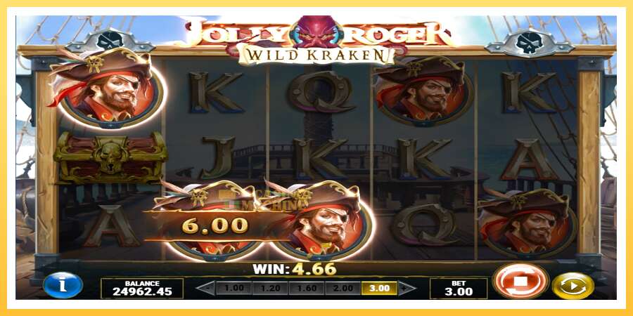 Jolly Roger Wild Kraken: ပိုက်ဆံအတွက်ကစား, ပုံ 4