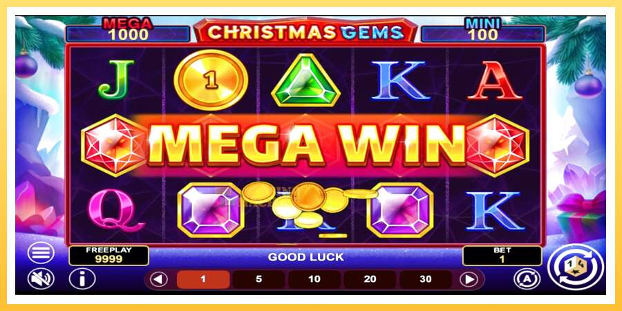 Christmas Gems Hold & Win: ပိုက်ဆံအတွက်ကစား, ပုံ 3