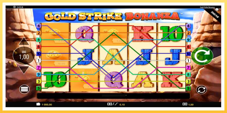 Gold Strike Bonanza: ပိုက်ဆံအတွက်ကစား, ပုံ 1