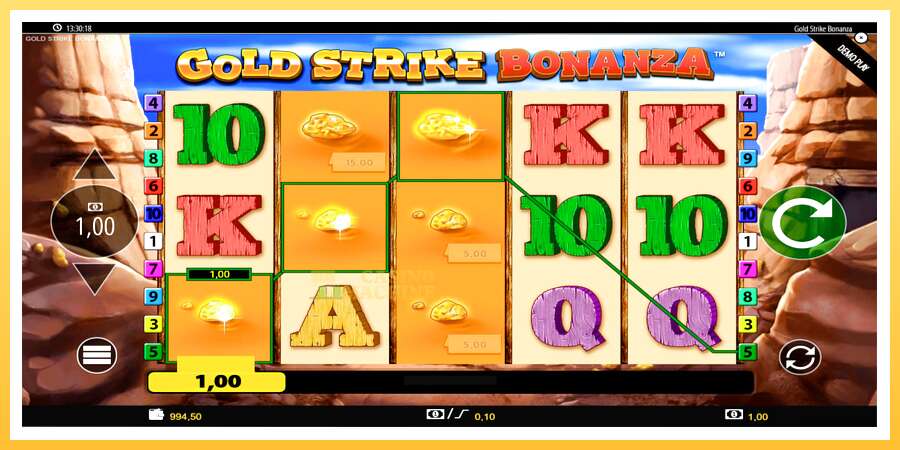 Gold Strike Bonanza: ပိုက်ဆံအတွက်ကစား, ပုံ 3