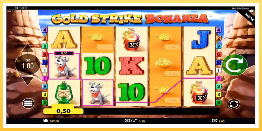 Gold Strike Bonanza: ပိုက်ဆံအတွက်ကစား, ပုံ 6