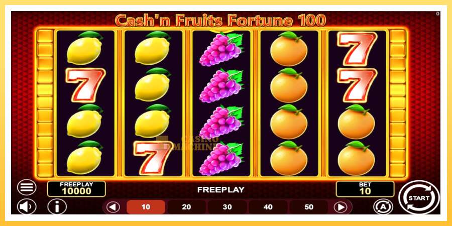 Cashn Fruits Fortune 100: ပိုက်ဆံအတွက်ကစား, ပုံ 1