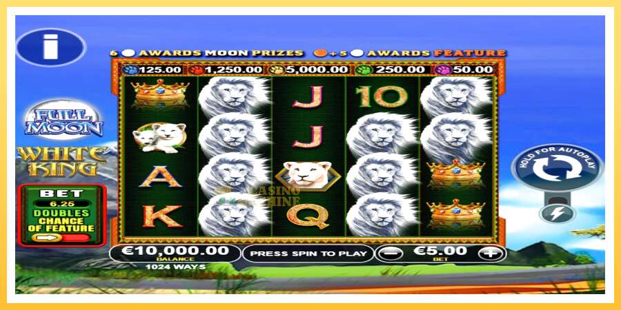 Full Moon: White King PowerPlay Jackpot: ပိုက်ဆံအတွက်ကစား, ပုံ 1