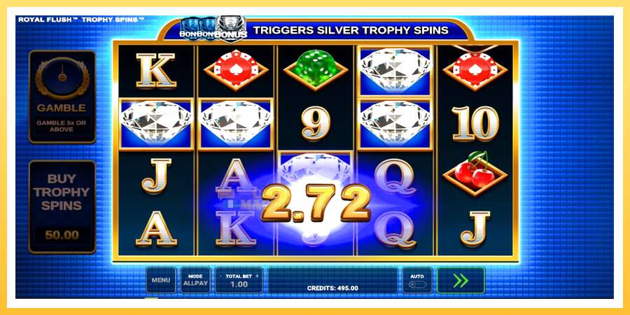 Royal Flush Trophy Spins: ပိုက်ဆံအတွက်ကစား, ပုံ 2