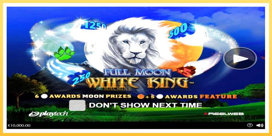 Full Moon: White King: ပိုက်ဆံအတွက်ကစား, ပုံ 1