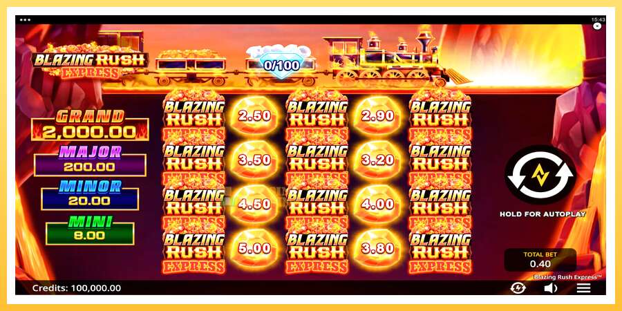 Blazing Rush Express: ပိုက်ဆံအတွက်ကစား, ပုံ 1