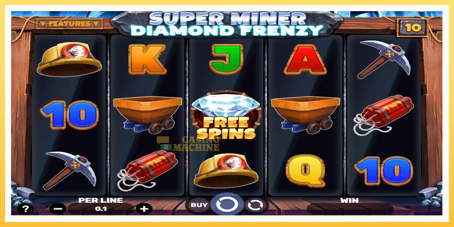 Super Miner - Diamond Frenzy: ပိုက်ဆံအတွက်ကစား, ပုံ 1