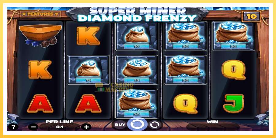 Super Miner - Diamond Frenzy: ပိုက်ဆံအတွက်ကစား, ပုံ 2