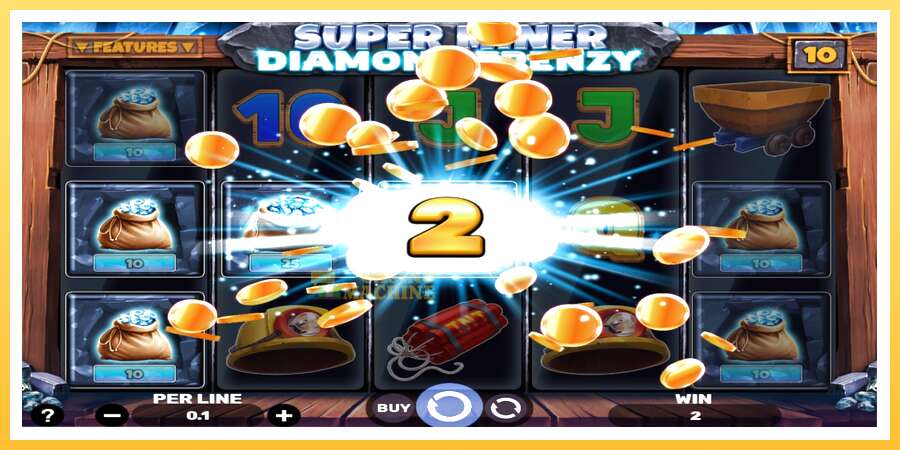 Super Miner - Diamond Frenzy: ပိုက်ဆံအတွက်ကစား, ပုံ 3