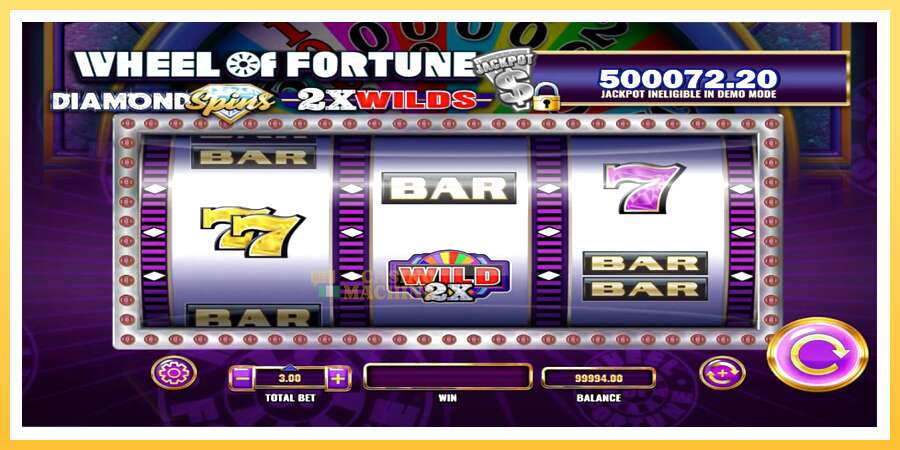 Wheel of Fortune Diamond Spins 2x Wilds: ပိုက်ဆံအတွက်ကစား, ပုံ 2