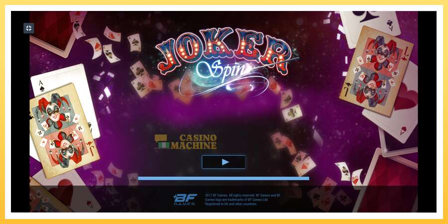 Joker Spin: ပိုက်ဆံအတွက်ကစား, ပုံ 1